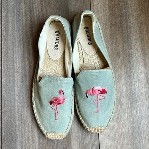 Soludos flamingo espadrilles